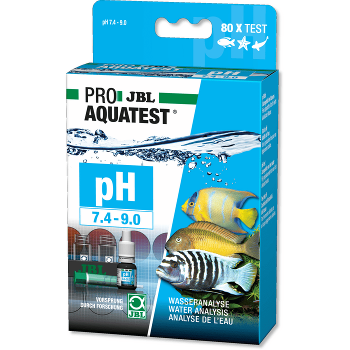 JBL Pro Aquatest pH 7.4-9.0 - Acidity - Drop test for ponds and aquari —  FOUDEBASSIN.COM