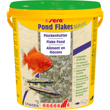Sera Pond Flakes Nature - Nourriture pour poissons - 1.6Kg — FOUDEBASSIN.COM