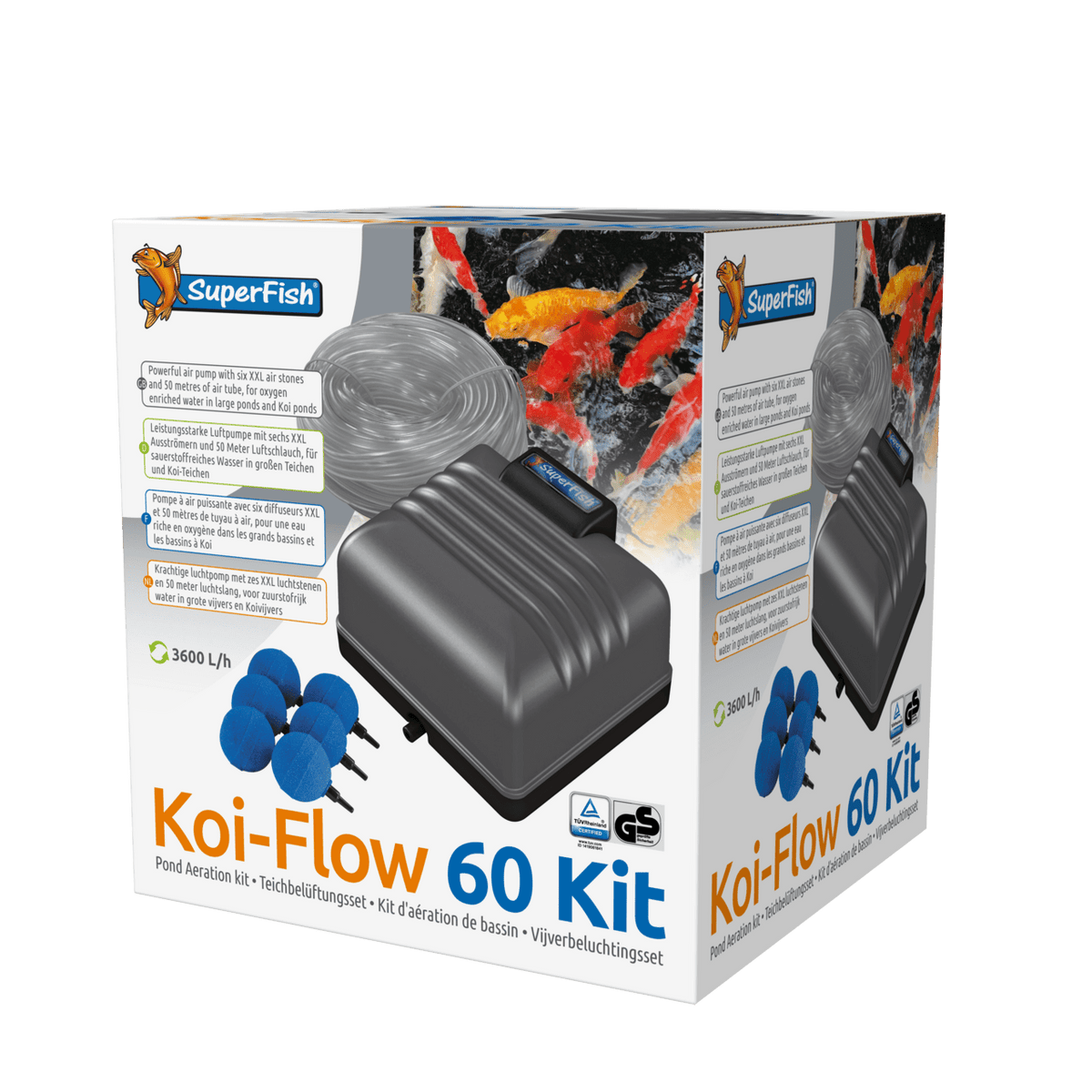 Koi-Flow 60 Set - Kit complet pour bassin de 30 à 60m³ - Superfish —  FOUDEBASSIN.COM