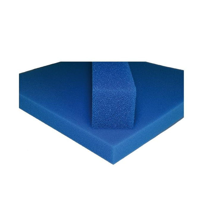 Mousse de filtration bleu 50 x 50 x 5CM - Large maille — FOUDEBASSIN.COM